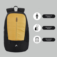 CARRIZ Casual Backpack -CB08-YELLOW (Clearance Sale)