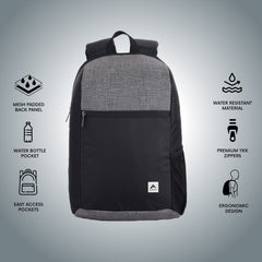 Carriz CB02 21L Casual Backpack-Ash Grey