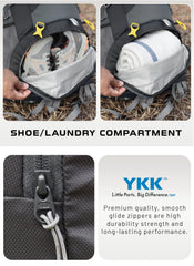 BLAZE 55 L Travel Backpack Daypack for Camping Hiking Trekking -grey