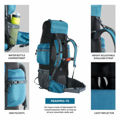Peakpro 75 L Backpack featuring with Laptop Compartment & with Shoe Compartment – Shamrock (Clearance Sale)