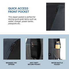 CARRIZ Casual Backpack -CB06-GREY