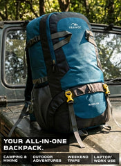 BLAZE 55 L Travel Backpack Daypack for Camping Hiking Trekking -Englishblue