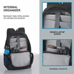 LB02 25L Laptop Backpack - Black