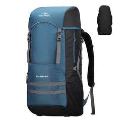 Glide 50 L Backpack featuring Water-Resistant Fabric & Lightweight with Rain cover – EnglishBlue