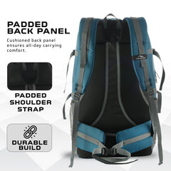 BLAZE 55 L Travel Backpack Daypack for Camping Hiking Trekking -Englishblue(clearance sale)