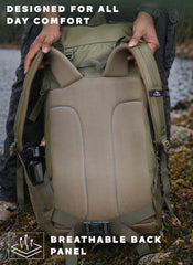 Glide 50 L Backpack featuring Water-Resistant Fabric & Lightweight Build – Olivegreen(clearance sale)