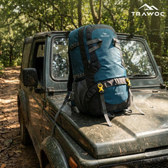 BLAZE 55 L Travel Backpack Daypack for Camping Hiking Trekking -Englishblue(clearance sale)