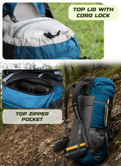 Sparco 65L Travel Backpack featuring with Laptop Compartment & Shoe Compartment – Englishblue(clearance sale)