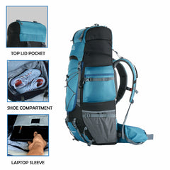 Peakpro 75 L Backpack featuring with Laptop Compartment & with Shoe Compartment – Shamrock (Clearance Sale)