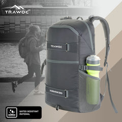 HAVOK 30L Unisex Laptop Backpack Ideal Travelling Casual use -Grey