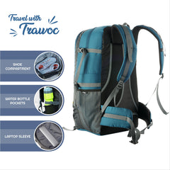 BLAZE 55 L Travel Backpack Daypack for Camping Hiking Trekking -Englishblue