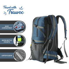 BLAZE 55 L Travel Backpack Daypack for Camping Hiking Trekking -Navyblue