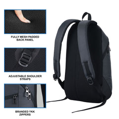 CARRIZ Casual Backpack - CB03 - GREY - TRAWOC