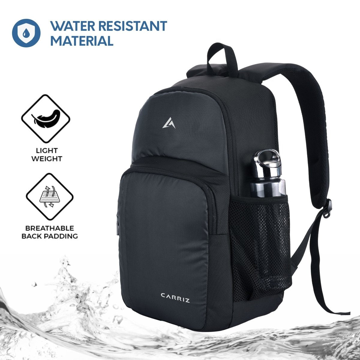 CARRIZ Casual Backpack - CB04 - GREY - TRAWOC