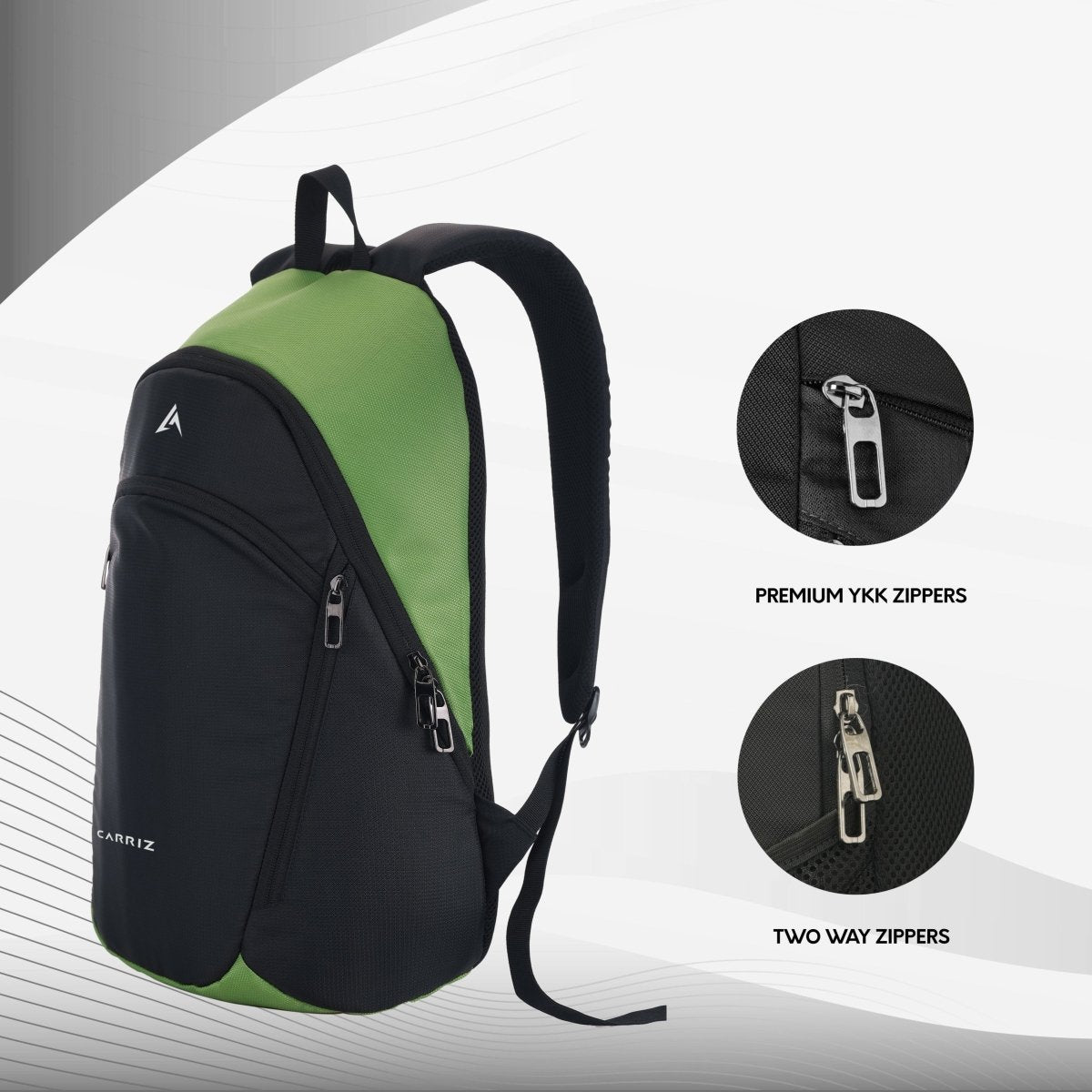 CARRIZ Casual Backpack - CB05 - GREEN - TRAWOC