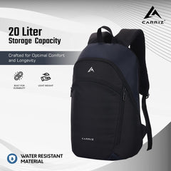 CARRIZ Casual Backpack - CB05 - INKBLUE - TRAWOC