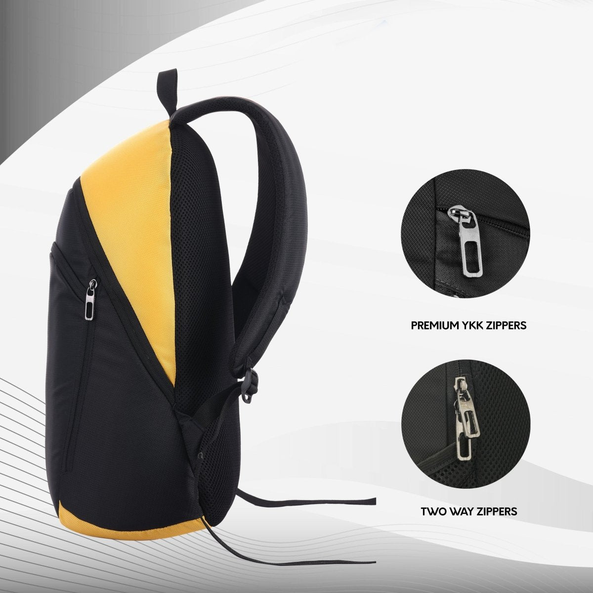 CARRIZ Casual Backpack - CB05 - YELLOW - TRAWOC