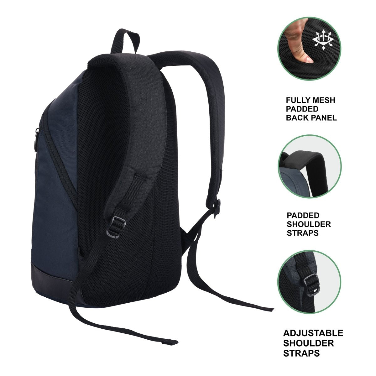 CARRIZ Casual Backpack - CB07 - INKBLUE (Clearance sale) - TRAWOC