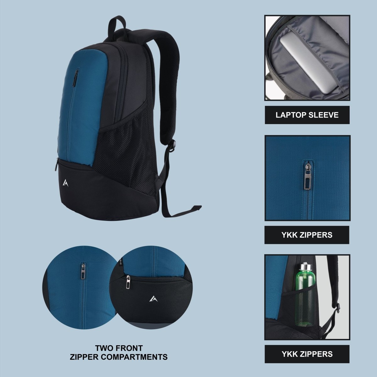 CARRIZ Casual Backpack - CB08 - ENGLISHBLUE (Clearance Sale) - TRAWOC