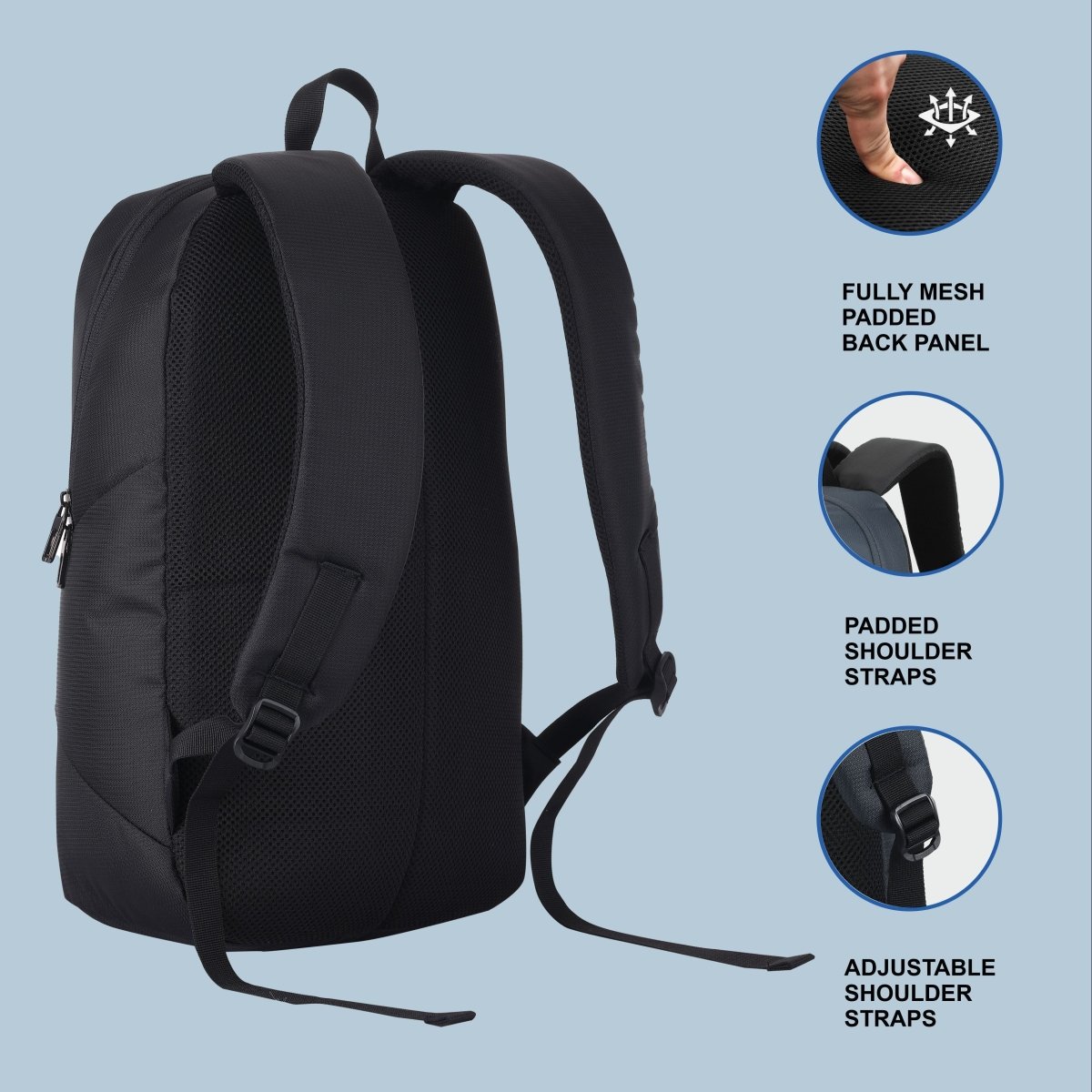 CARRIZ Casual Backpack - CB08 - ENGLISHBLUE (Clearance Sale) - TRAWOC