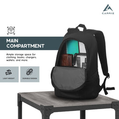 Carriz CB01 22L Casual Backpack - Teal (Clearance sale) - TRAWOC