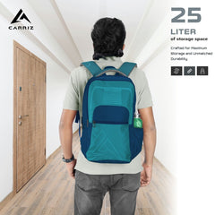 Carriz CPB03 25L Laptop Backpack - Blue - TRAWOC