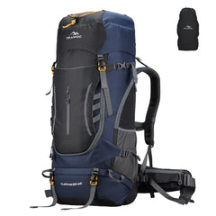 Cliffhiker 65 L Rucksack featuring with Durable Zippers & Laptop Compartment – Black - TRAWOC