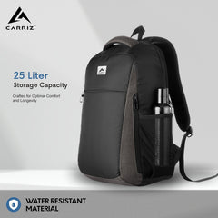 LB01 25L Laptop Backpack - Brown (Clearance sale) - TRAWOC