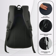 LB03 18L Laptop Backpack - Black (Clearance Sale) - TRAWOC