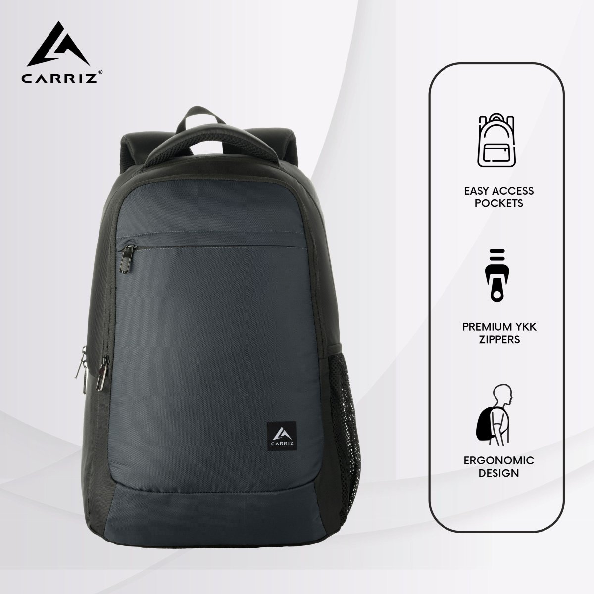 LB03 18L Laptop Backpack - Grey (Clearance Sale) - TRAWOC