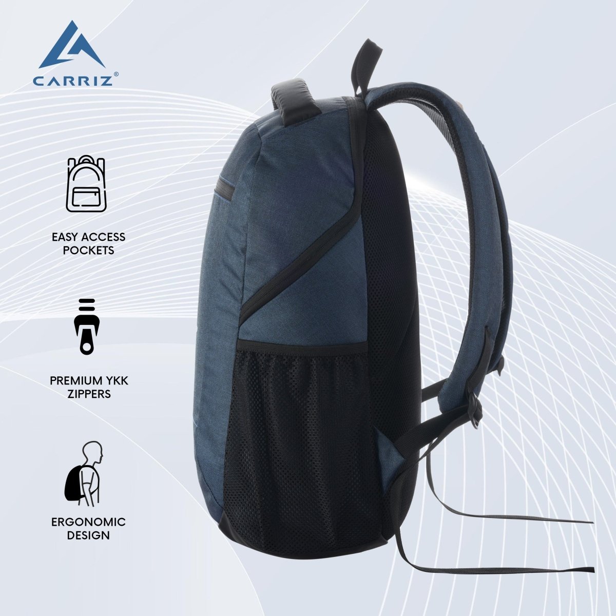 LB04 27L Laptop Backpack - Dark Blue (Clearance sale) - TRAWOC