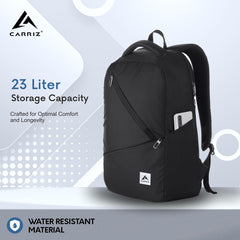 LB05 23L Laptop Backpack - Black (Clearance sale) - TRAWOC