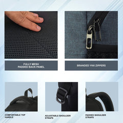 LB06 18L Laptop Backpack - Teal - TRAWOC