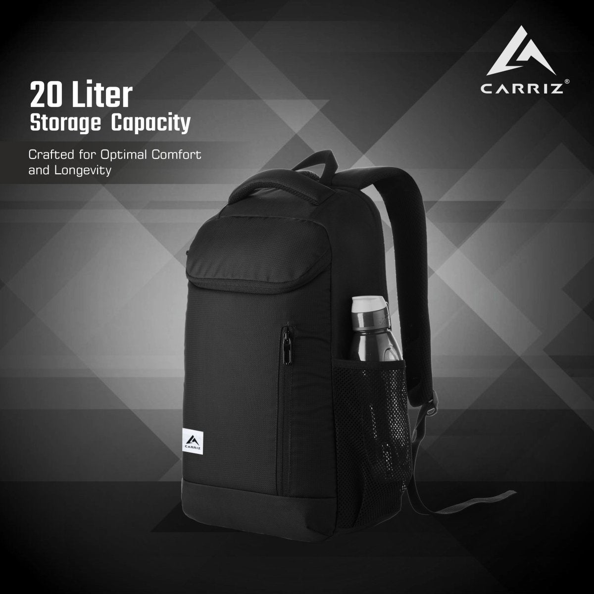 LB07 20L Laptop Backpack - Black