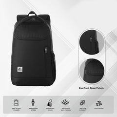 LB07 20L Laptop Backpack Black (Clearance sale) - TRAWOC