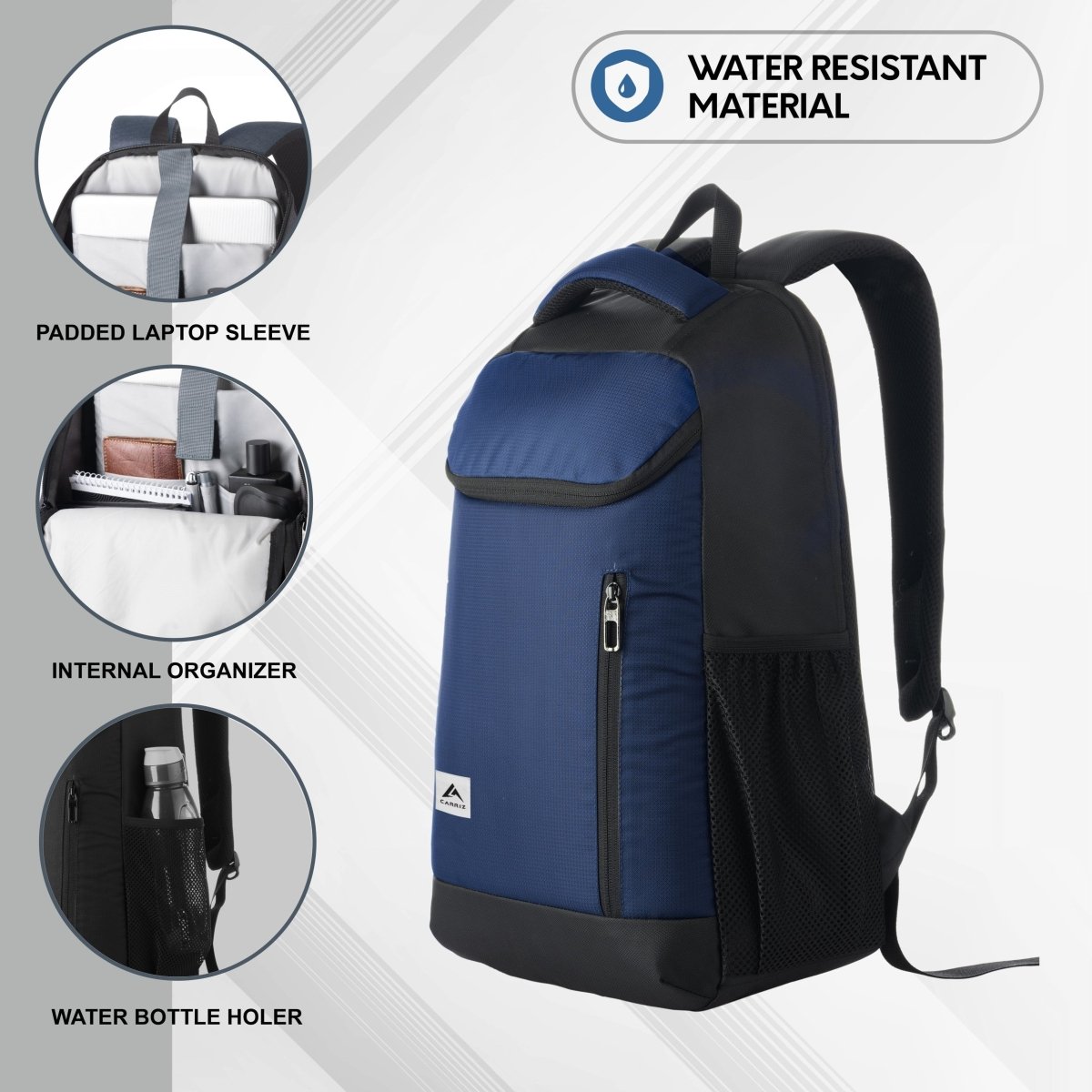 LB07 20L Laptop Backpack Navy Blue (Clearance sale) - TRAWOC