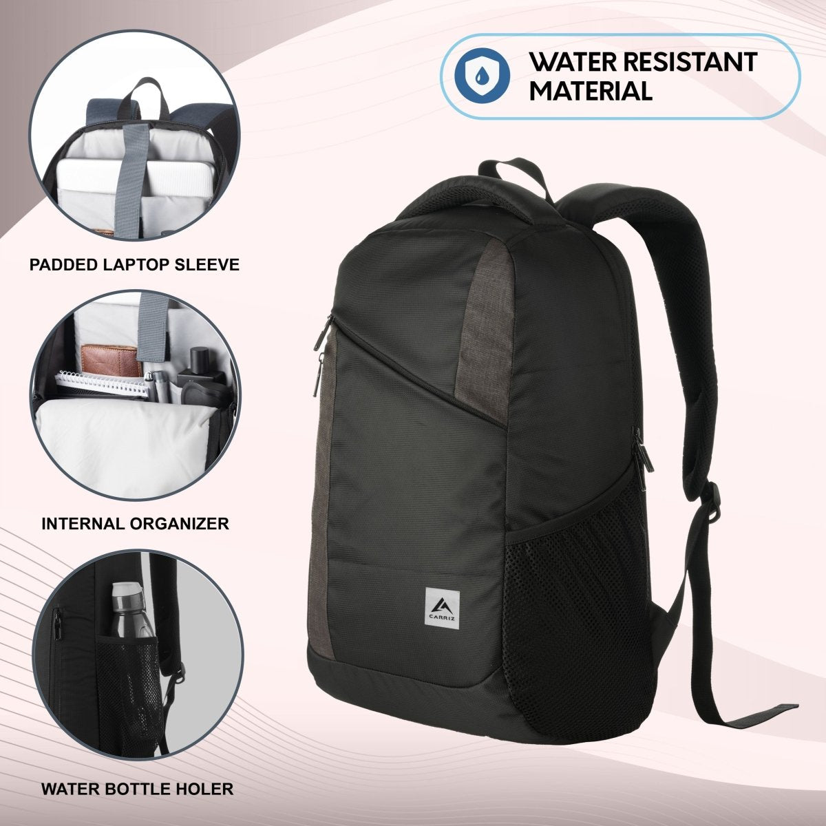 LB08 Laptop Backpack - Brown (Clearance sale) - TRAWOC