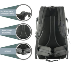 BLAZE 55 L Travel Backpack Daypack for Camping Hiking Trekking -grey