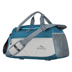 TMPB01 - 40L Duffle Bag, Travel Weekender Bag for men & women with Shoe Compartment, Water - Resistant - Englishblue - TRAWOC