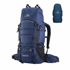 Triumph X 75 L Travel Backpack for Men & Women with Spacious Main Section & Shoe Compartment NavyBlue - TRAWOC