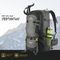 BLAZE 55 L Travel Backpack Daypack for Camping Hiking Trekking -grey
