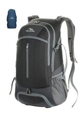 FALCON 40 l Travel Laptop Backpack for Men and Women with Rain Cover - Black