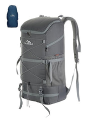 STEALTH 40L  Backpack for Men and Women,with Rain Cover & Shoe Compartment-Grey