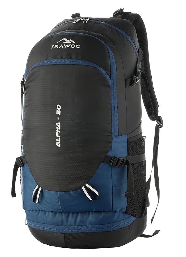 ALPHA 50 L  Water Resistant Daypack Bag for Cycling, trekking - Skyblue