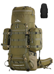 Thunderstorm 90L Rucksack for Men & Women with Shoe Compartment & Water-Resistant Fabric - Olivegreen