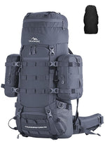 Thunderstorm 90L Rucksack for Men & Women with Shoe Compartment & Water-Resistant Fabric - Grey