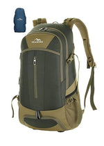 FALCON 40 l Travel Laptop Backpack for Men and Women with Rain Cover - Olive Green