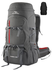 FUSION X 50 L internal frame Bag with Rain Cover and Shoe Compartment - Grey