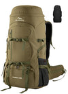 FUSION X 50 L internal frame Bag with Rain Cover and Shoe Compartment-Olivegreen