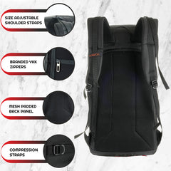 STEALTH 40L  Backpack for Men and Women,with Rain Cover & Shoe Compartment - Black